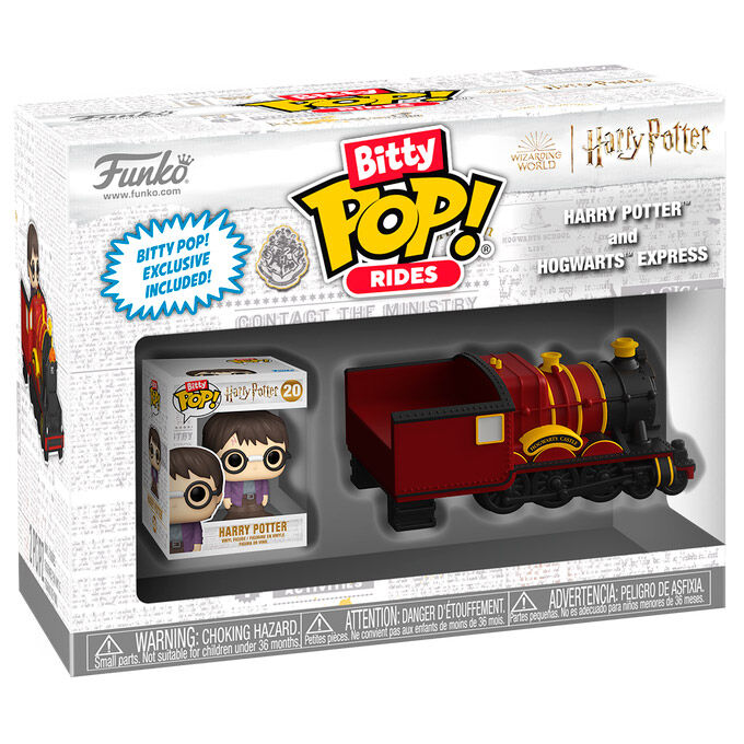 Harry Potter Bitty POP Rides Vinyl Figura Harry Potter w Hogwarts Express 2,5cm