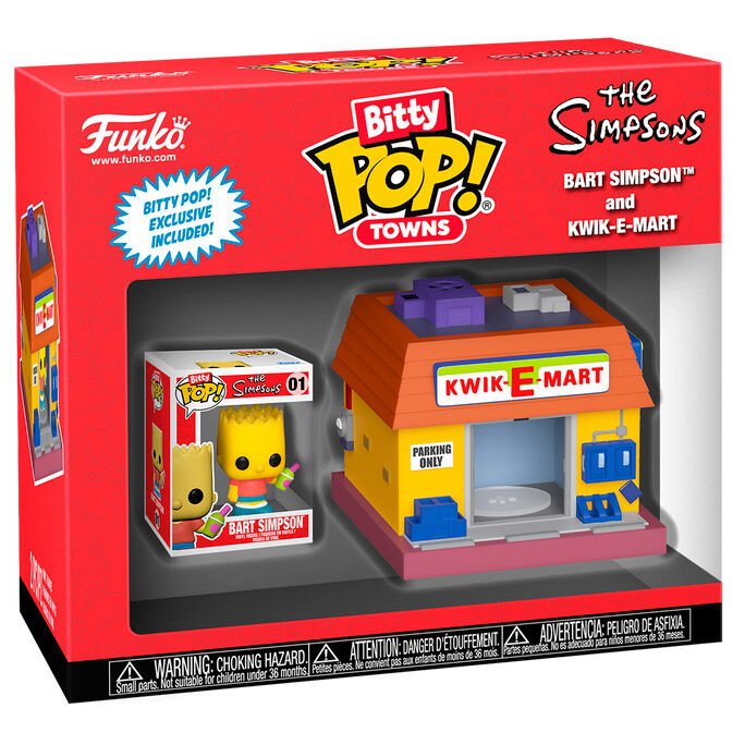 Simpsons Bitty POP! Town Vinyl Figura Kwik-E-Mart