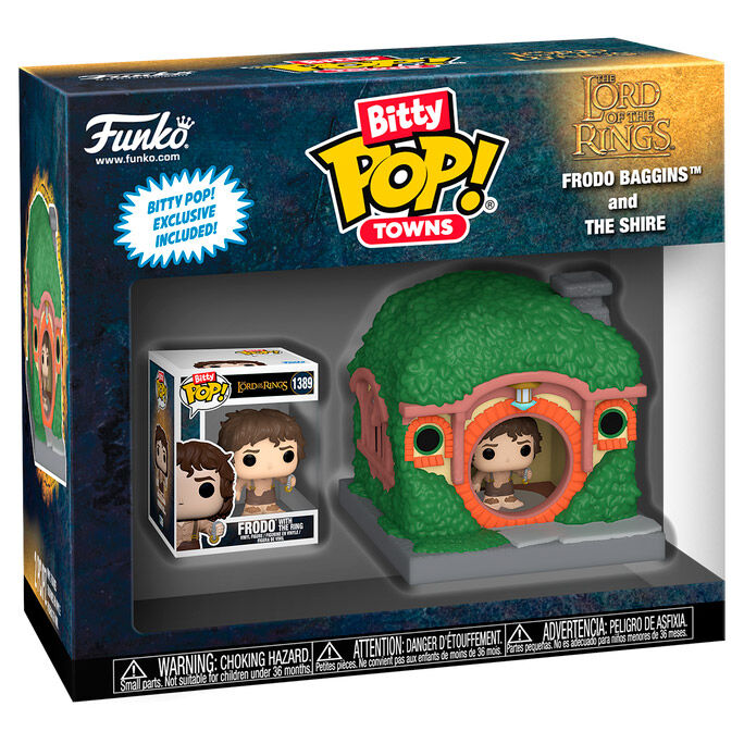 El Señor de los Anillos Bitty POP Town Vinyl Frodo at Shire 9cm