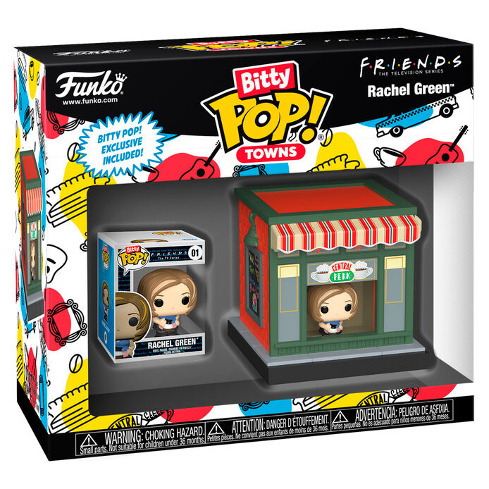 Friends Bitty POP! Town Vinyl Figura Rachel at Central Perks 2,5 cm