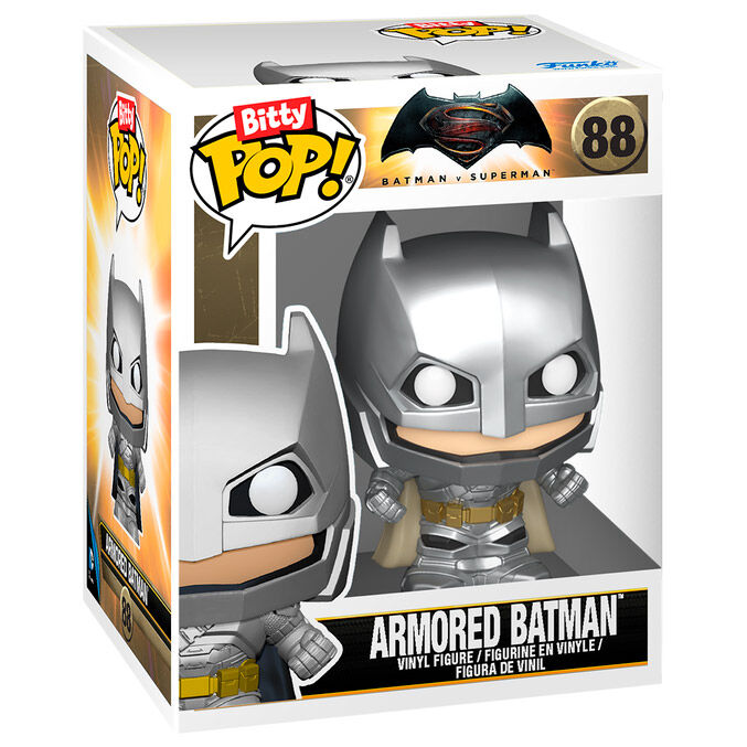 DC Comics Bitty POP Rides Vinyl Figura Batman w Batmobile 2,5cm