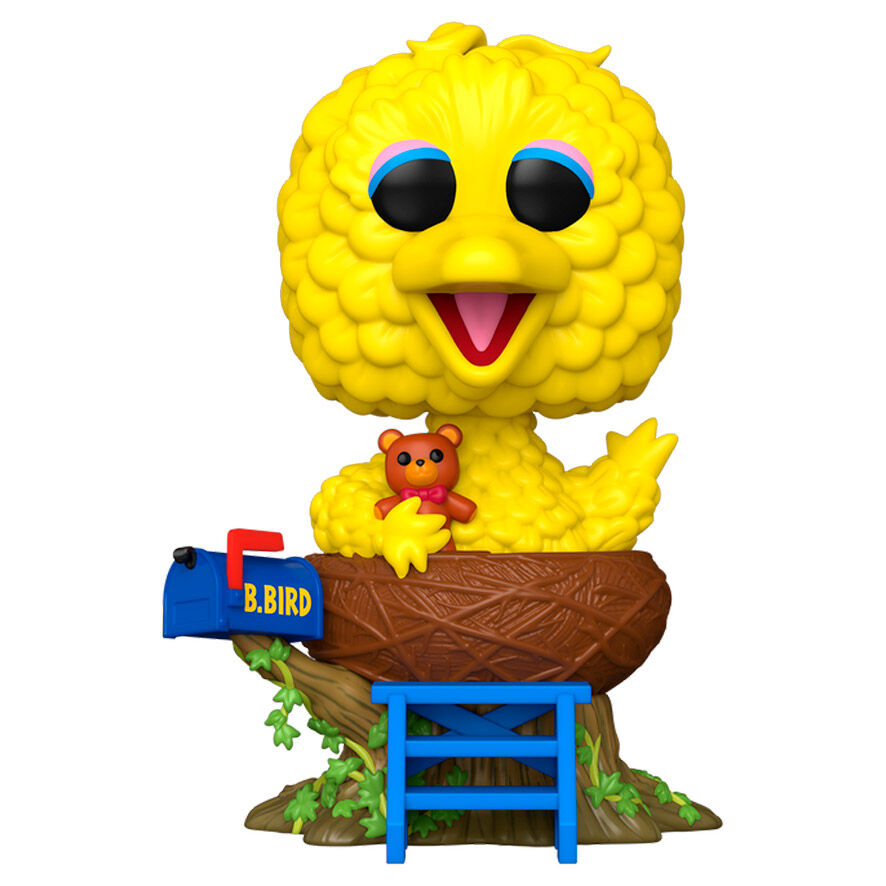 Sesame Street POP! Deluxe Vinyl Figura Big Bird in Nest 17 cm