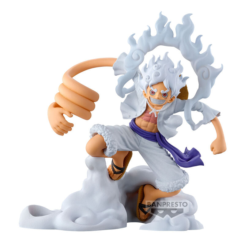 Figura Banpresto One Piece Monkey D. Luffy Fl Gear 5 Vol.1 10 cm