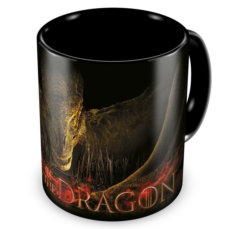 Taza termocolora La Casa del Dragon Juego de Tronos 350ml Frikytopia