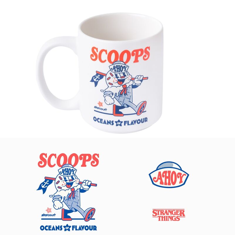 Taza Scoops Ahoy Stranger Things 350ml Frikytopia
