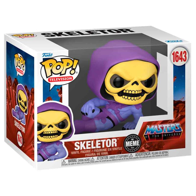 Masters of the Universe Figura POP! TV Vinyl Skeletor (Meme) 9 cm