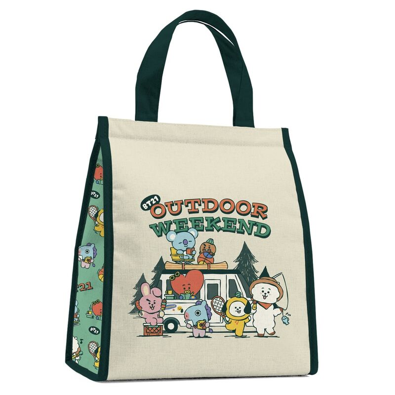 Bolsa portameriendas Outdoor Weekend BT21 Frikytopia