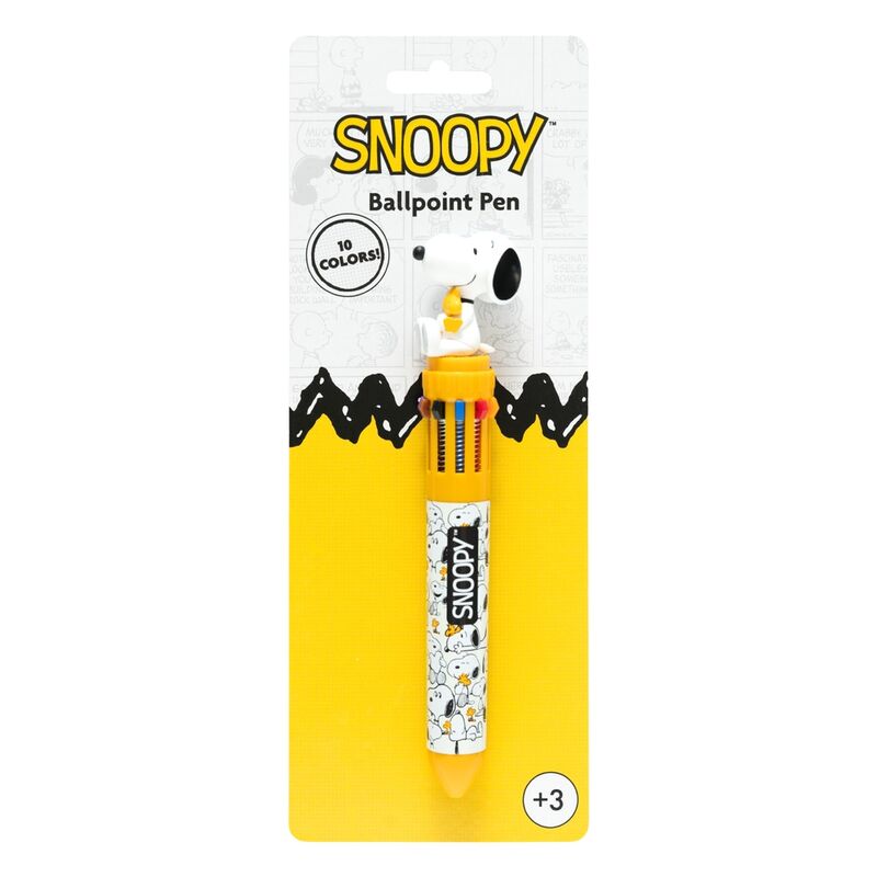 Boligrafo 3D 10 colores Lazy Days Snoopy Frikytopia