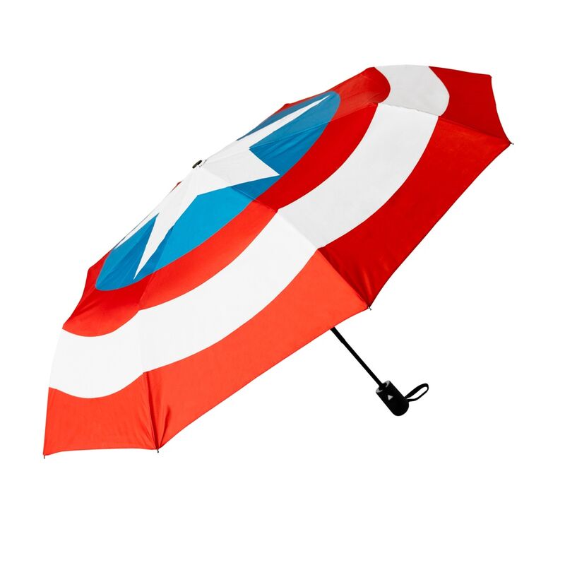 Paraguas plegable automatico Capitan America Marvel Frikytopia