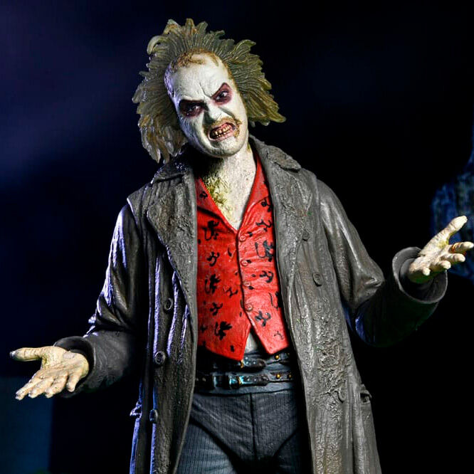 Ultimate beetlejuice tour guide the bio - exorcist scale action fig. 18 cm beetlejuice 1988