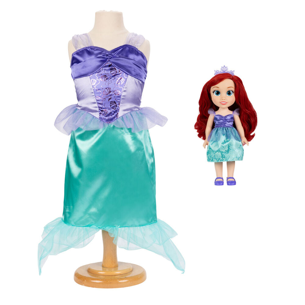 Muñeca Ariel + Disfraz La Sirenita Disney 38cm Frikytopia