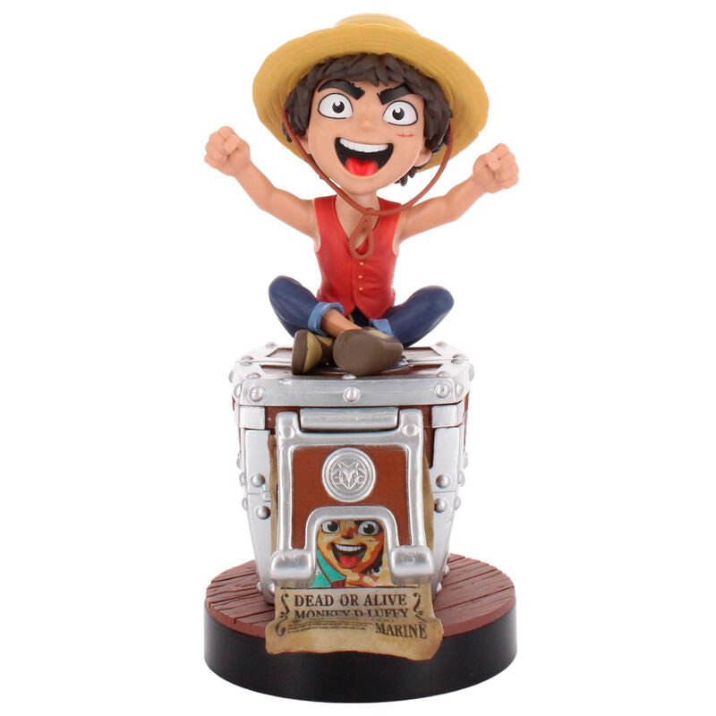 One Piece Soporte Cably Guys Luffy Wanted Poster 21 cm