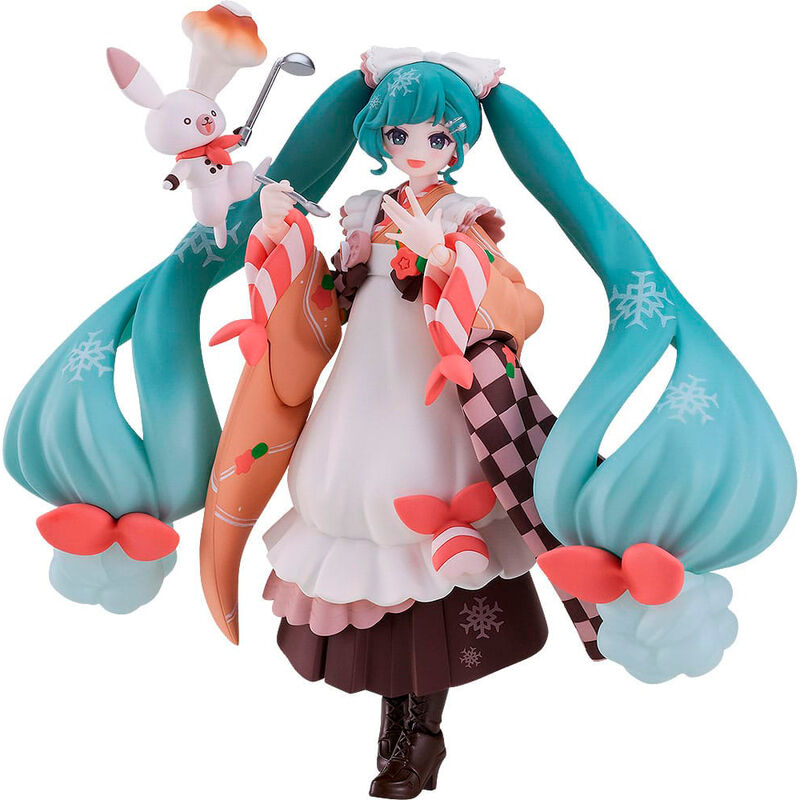 Character Vocal Series 01: Hatsune Miku Figura Figma Snow Miku: Winter Delicacy Ver. 14 cm