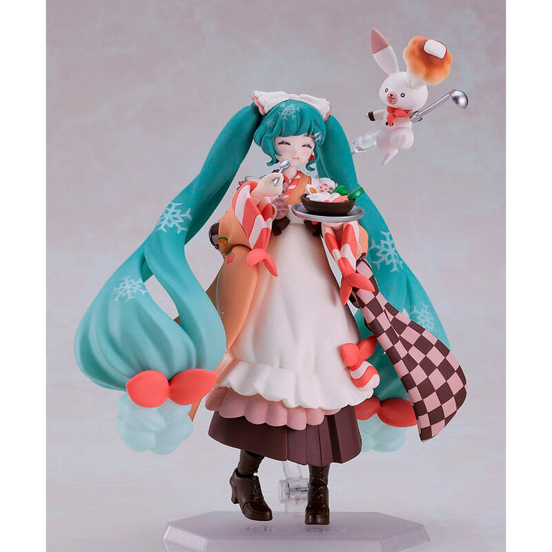 Character Vocal Series 01: Hatsune Miku Figura Figma Snow Miku: Winter Delicacy Ver. 14 cm