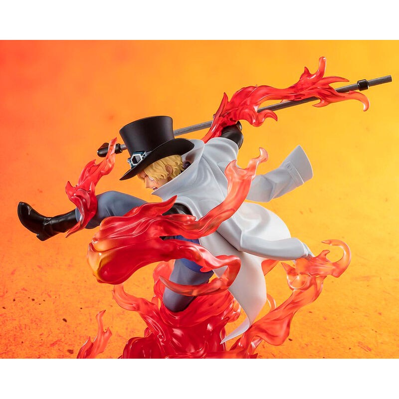 One Piece Figuarts ZERO Extra Battle Estatua PVC Sabo Fire Fist Rook Check 19 cm