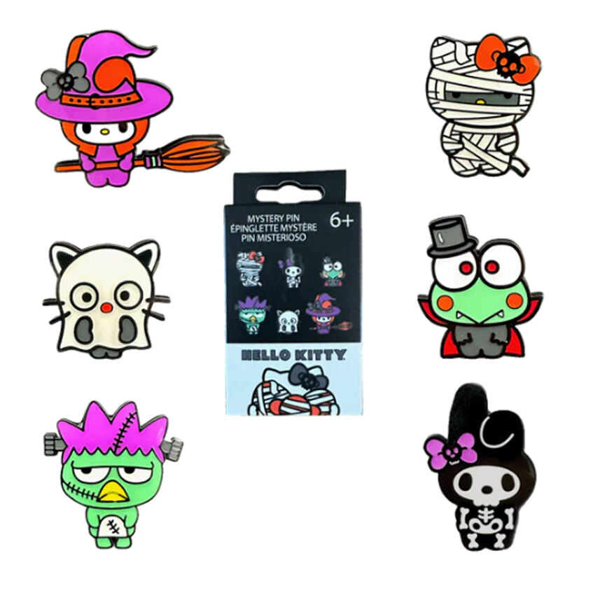 Hello Kitty by Loungefly Chapas esmaltadas Blind Box Halloween Expositor (12)