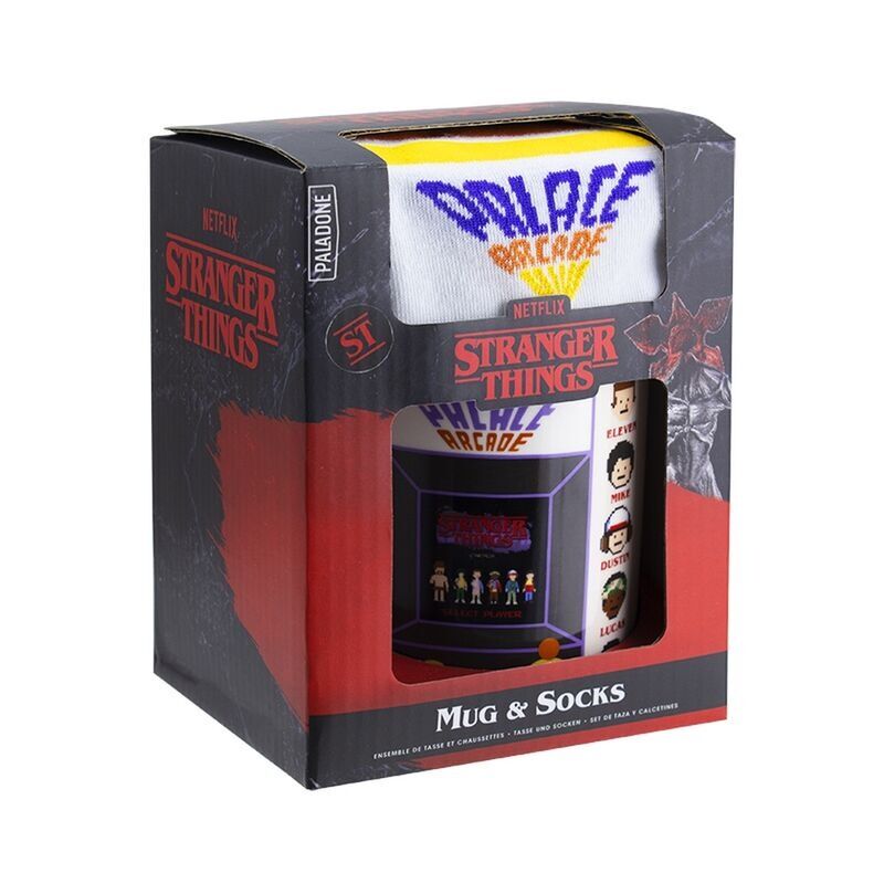 Set Taza y Calcetines Stranger Things Frikytopia