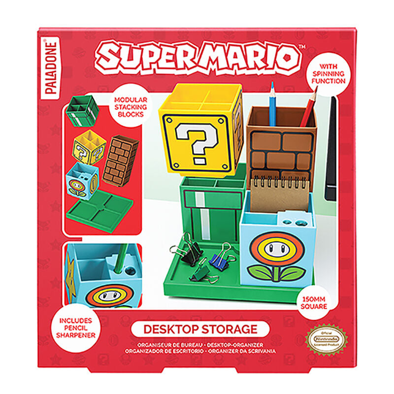 Organizador escritorio Super Mario Bros 15cm Frikytopia