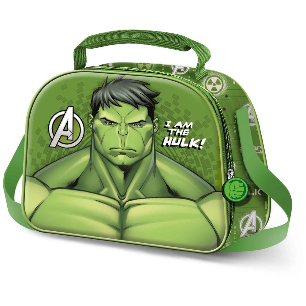 Bolsa portameriendas 3D Rage Hulk Marvel Frikytopia