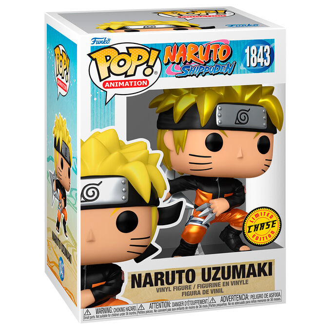 Funko pop animacion naruto shippuden naruto uzumaki con shuriken