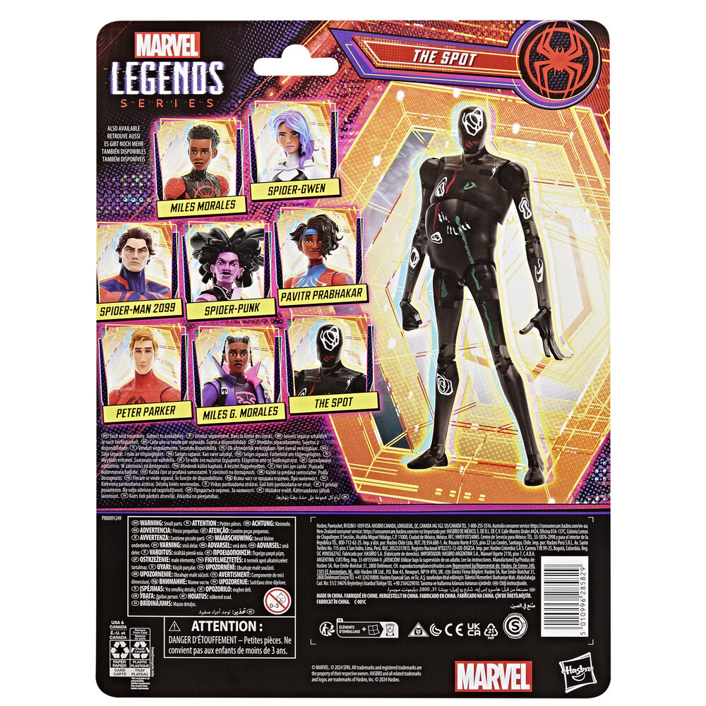 Spider-Man Across the Spider-Verse Marvel Legends Figura The Spot 15cm