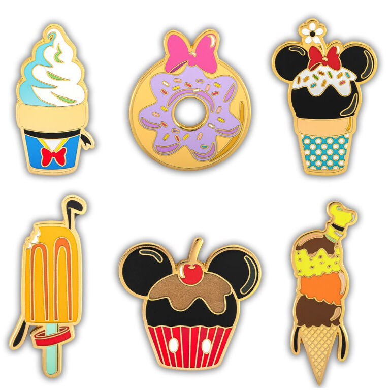 Disney by Loungefly Chapas esmaltadas Blind Box Sensational 6 Suprise Snack Surtido (12)