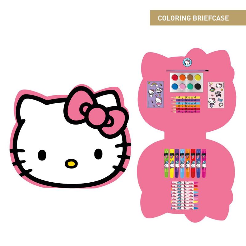 Set coloreable Hello Kitty Frikytopia