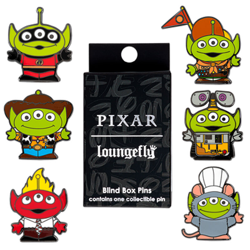 Pixar by Loungefly Chapas esmaltadas Blind Box Aliens Surtido (12)