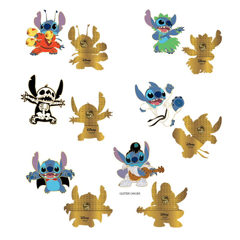 Disney by Loungefly Chapas esmaltadas Blind Box Web Stitch Surtido (12)