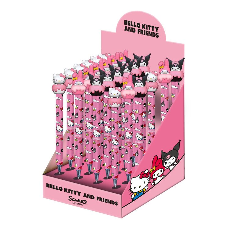 Hello Kitty Bolígrafo de gel borrable Expositor (24)