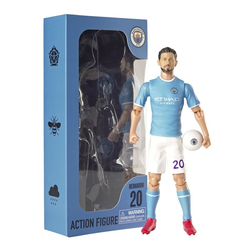 Figura Action Bernardo Silva Manchester City 20cm Frikytopia