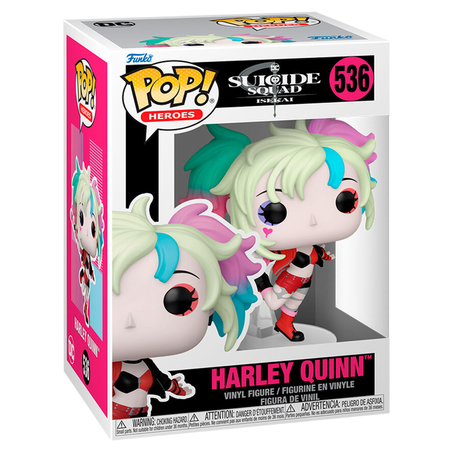 Suicide Squad Isekai POP Animation Vinyl Figura POP3 Harley Quinn 9cm