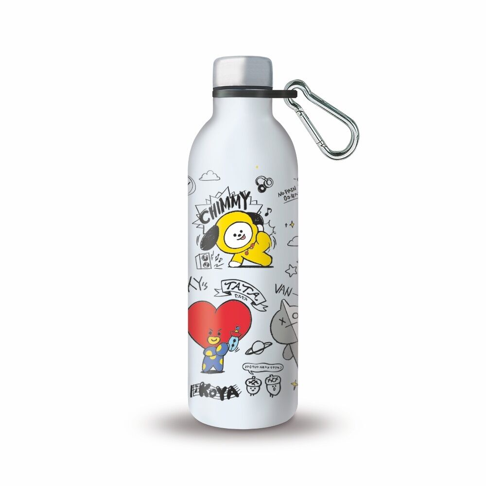 Botella acero inoxidable BT21 500ml Frikytopia