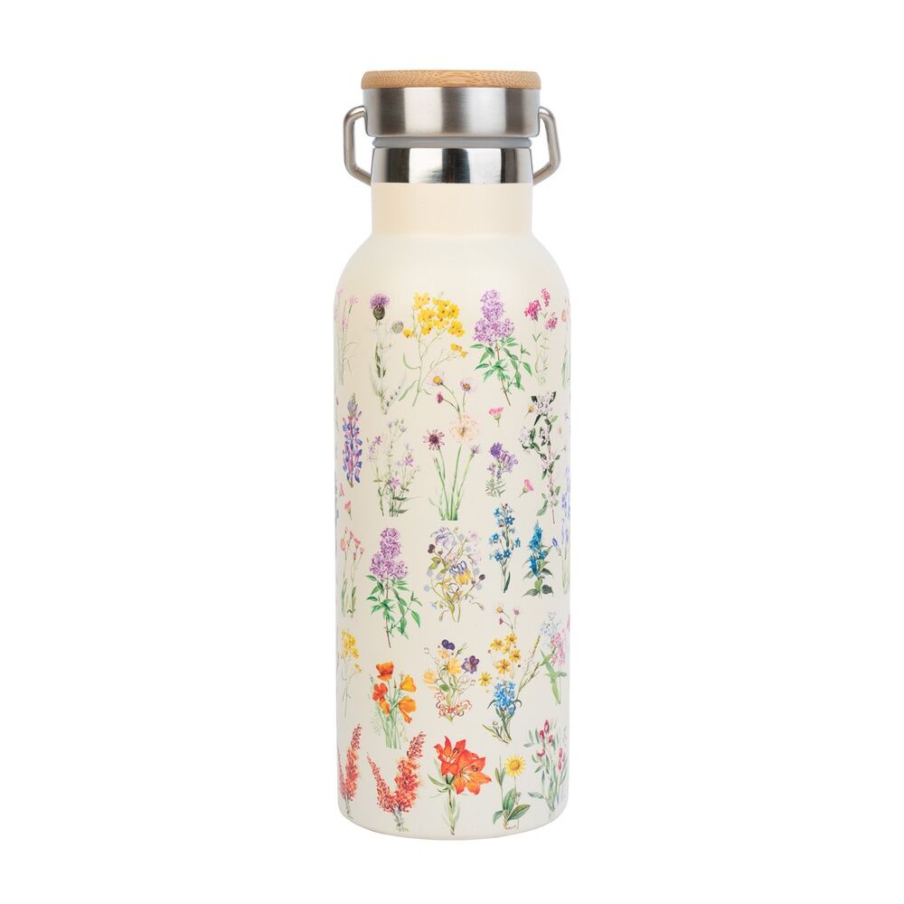 Botella acero inoxidable Wild Flowers 500ml Frikytopia