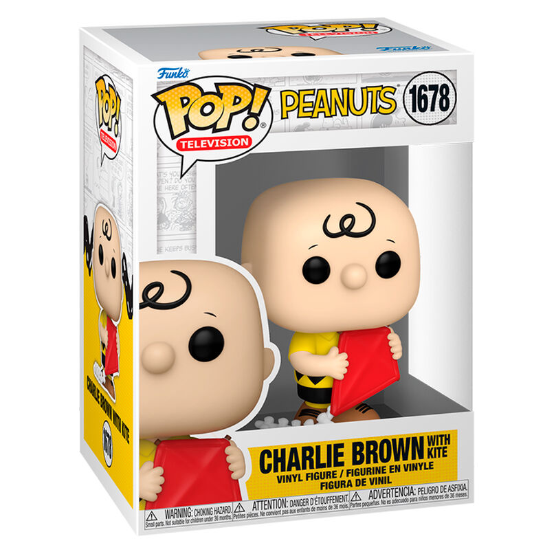 Figura POP Snoopy Charlie Brown with Kite 9cm
