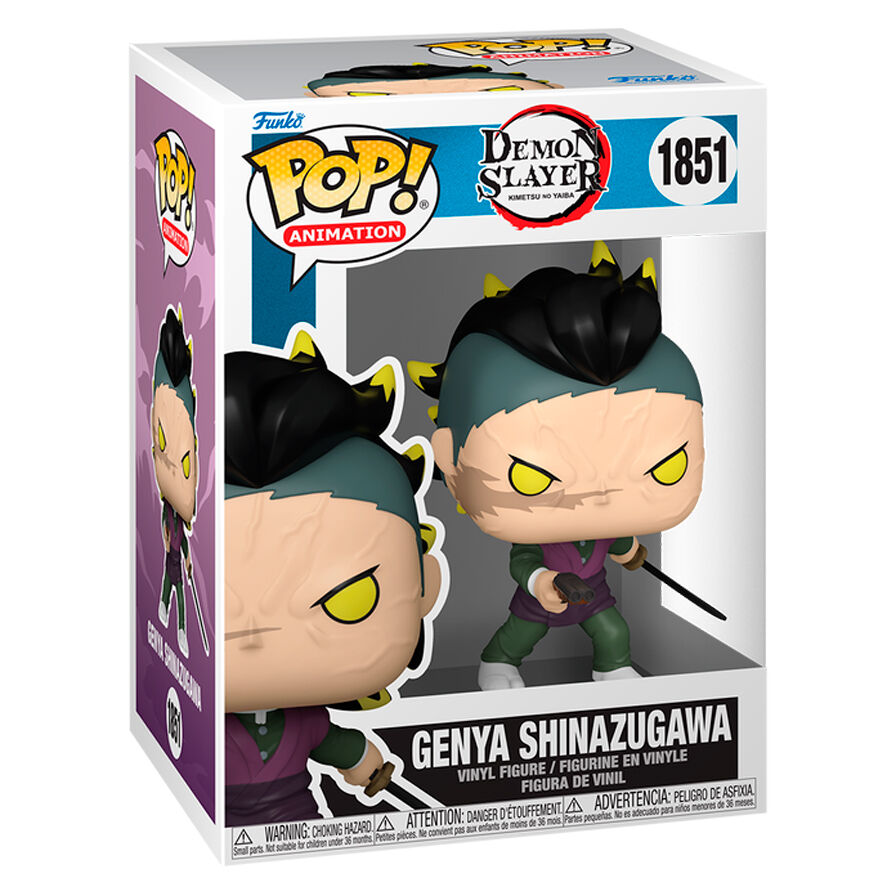 Demon Slayer Kimetsu no Yaiba POP Animation Vinyl Figura Genya Demon Form 9cm