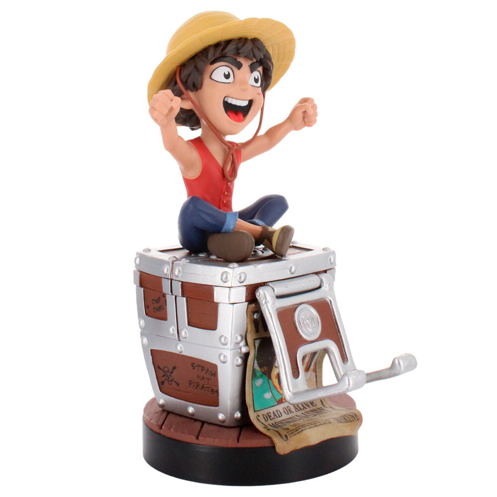 One Piece Soporte Cably Guys Luffy Wanted Poster 21 cm