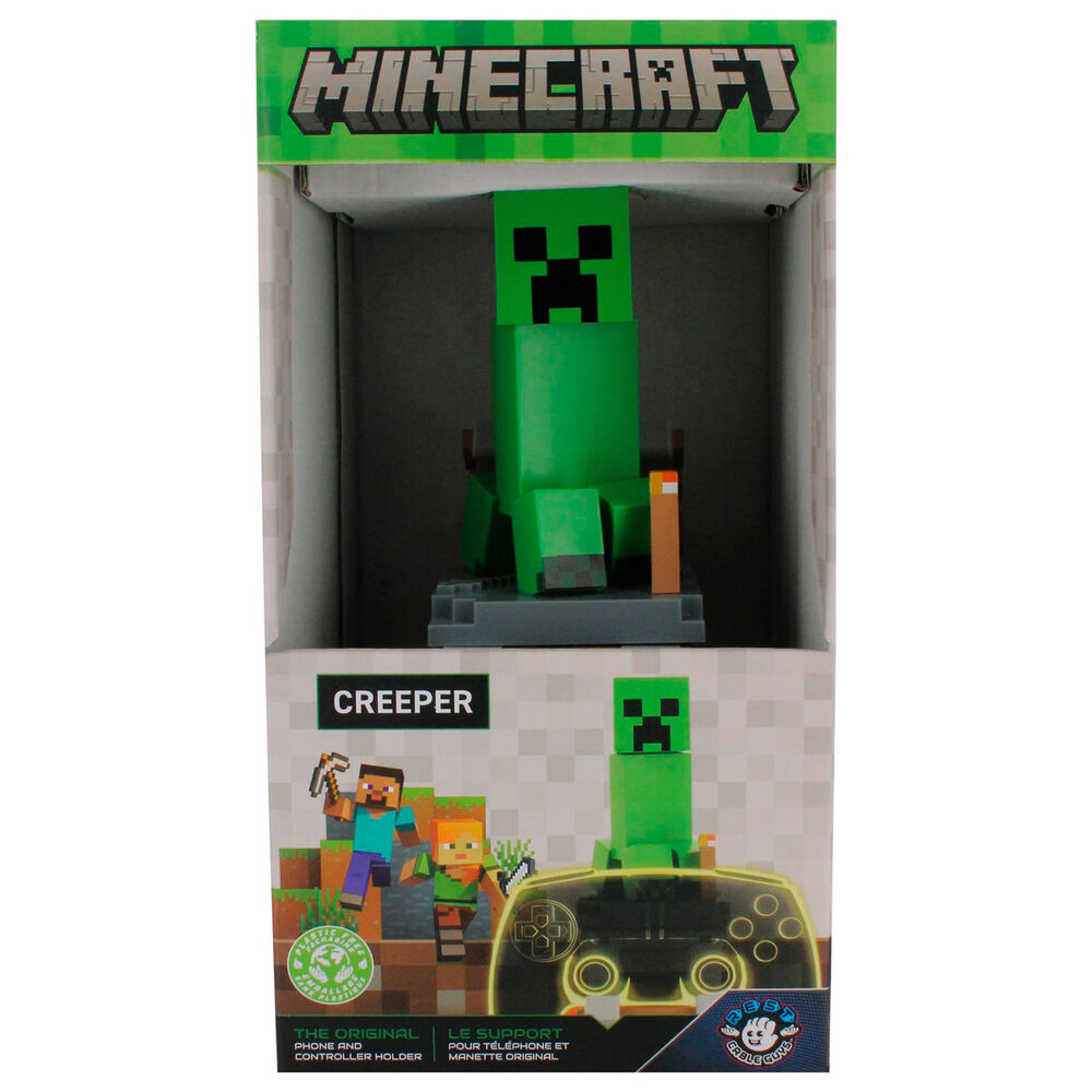 Cable Guy Soporte Sujecion Creeper Minecraft 20 cm
