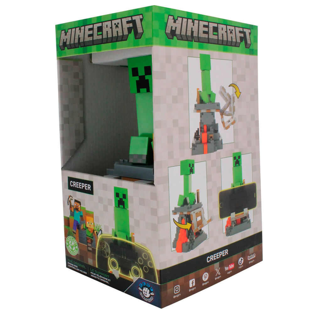 Cable Guy Soporte Sujecion Creeper Minecraft 20 cm