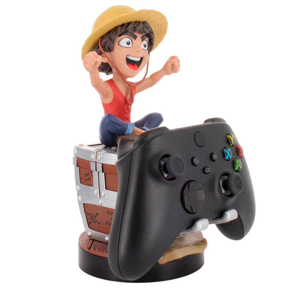 One Piece Soporte Cably Guys Luffy Wanted Poster 21 cm