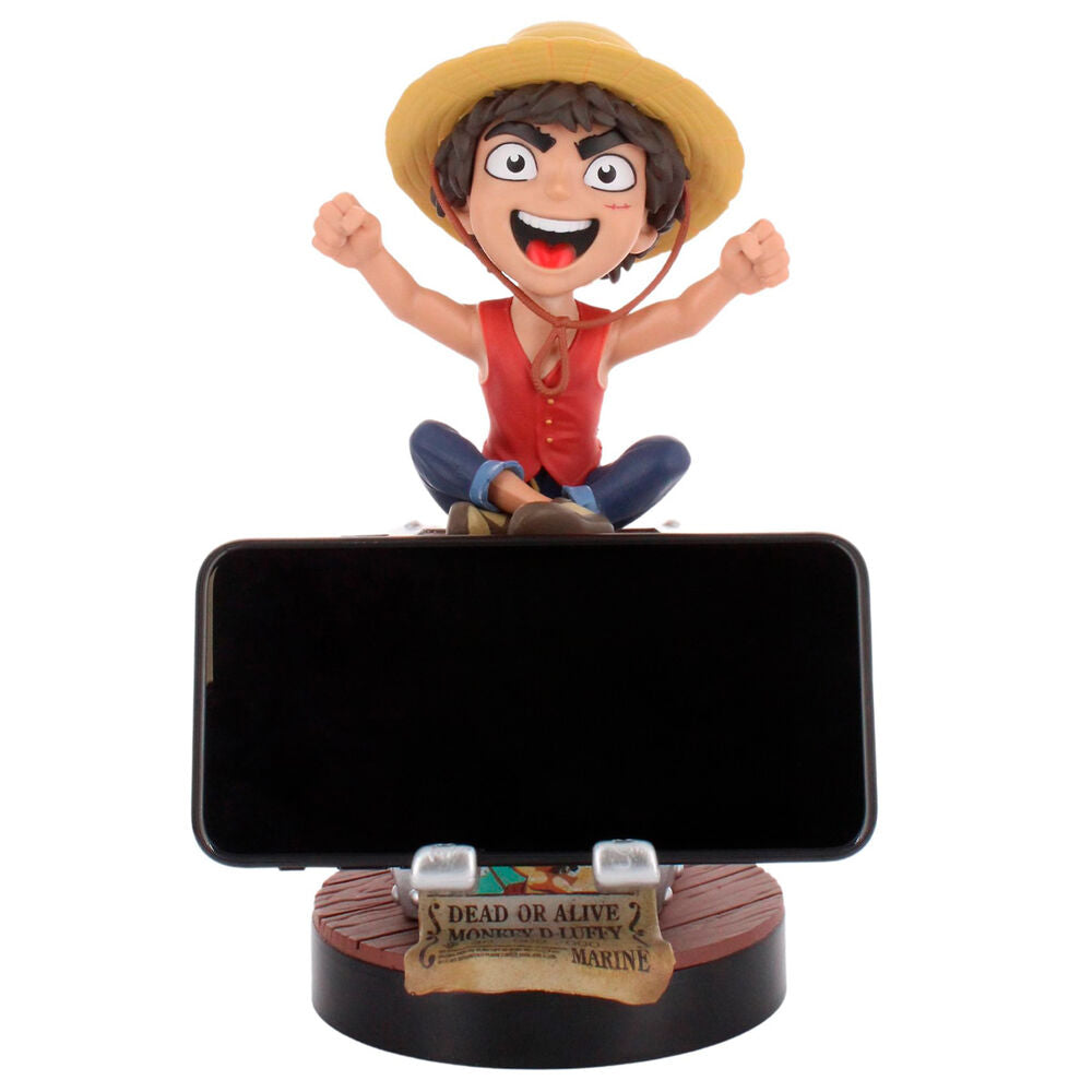 One Piece Soporte Cably Guys Luffy Wanted Poster 21 cm