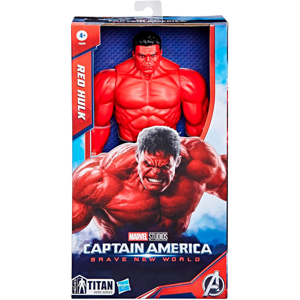 Figura Red Hulk Titan Hero Brave New World Capitan America  Vengadores Avengers Marvel 30cm