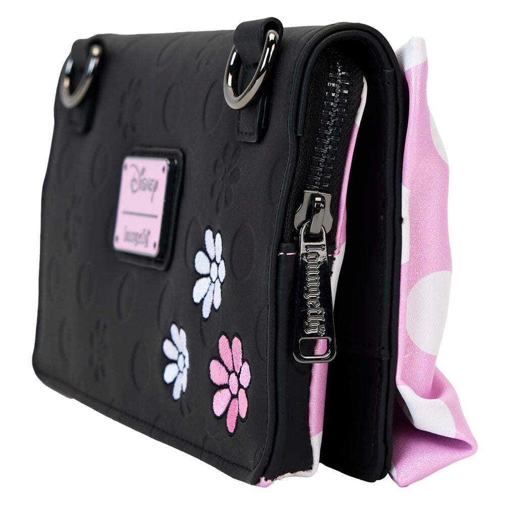 Disney by Loungefly Bandolera Minnie Floral Rock the Dots