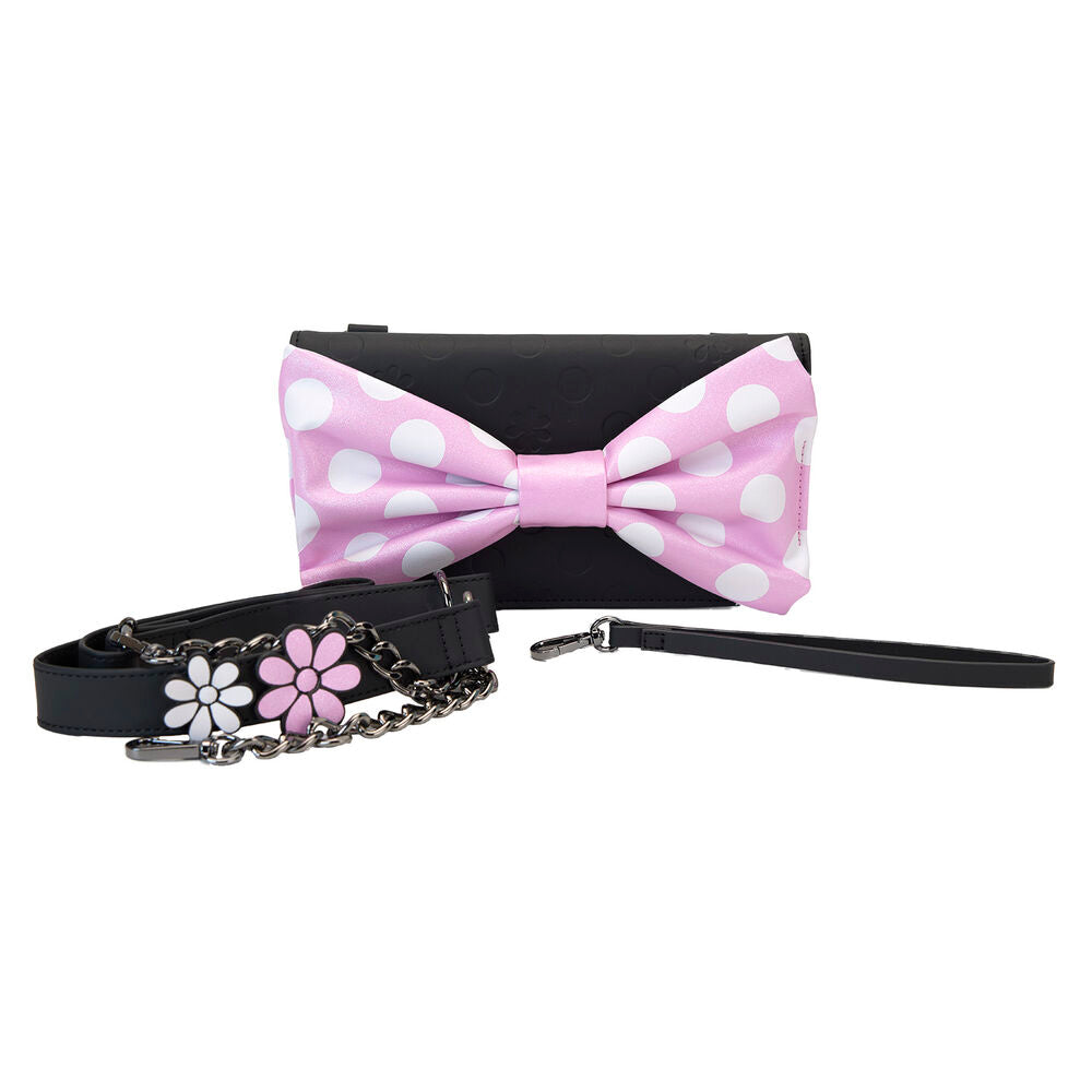 Disney by Loungefly Bandolera Minnie Floral Rock the Dots
