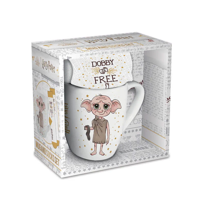 Set Taza y Calcetines Dobby Harry Potter Frikytopia
