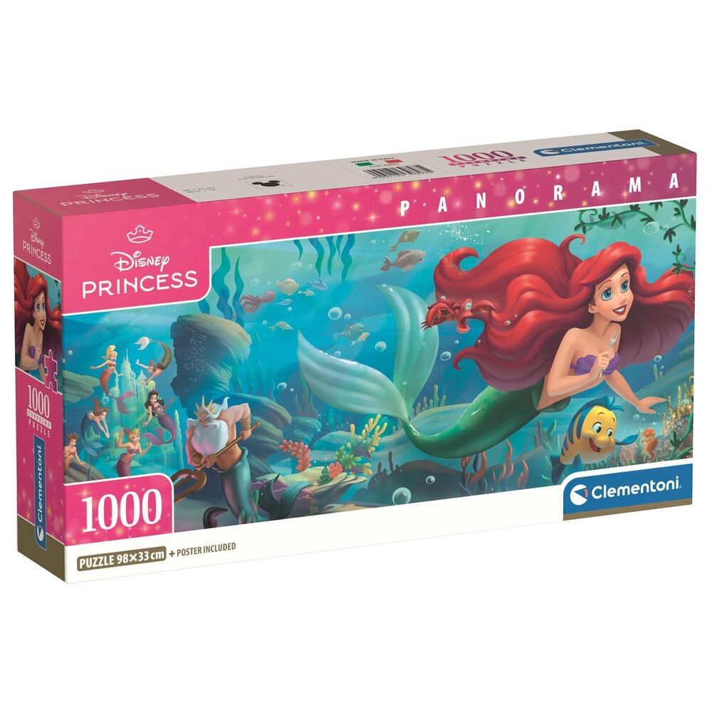 Puzzle Panorama La Sirenita Disney 1000pzs Frikytopia