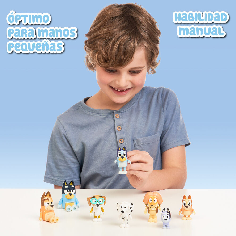 Bluey: Family & Friends 8 Piece Figure Set