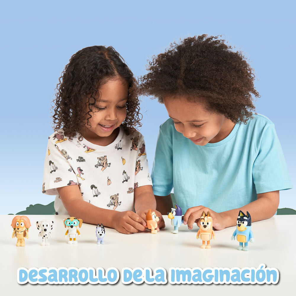 Bluey: Family & Friends 8 Piece Figure Set