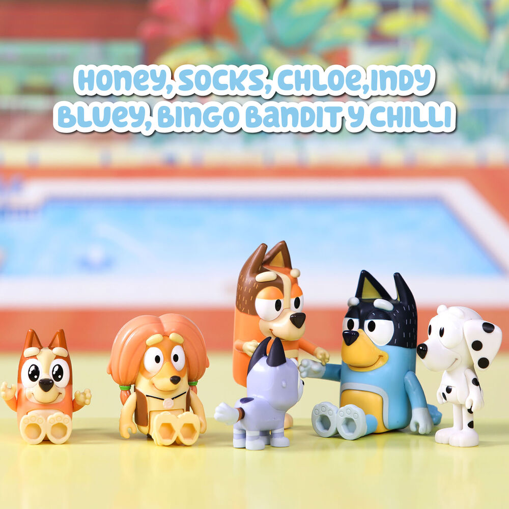 Bluey: Family & Friends 8 Piece Figure Set