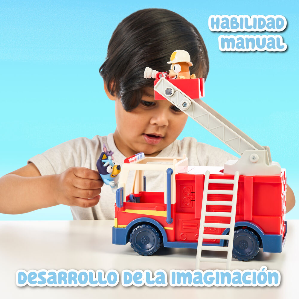 Bluey Set de juego Minifiguras Bluey Camión de bomberos